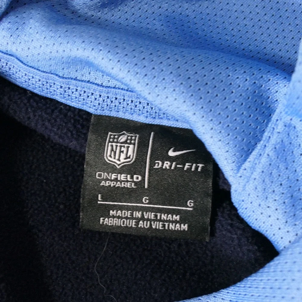 Nike Mens Tennessee Titans NFL Hoodie L Navy DC5183-419 Dri-FIT Football Sporty